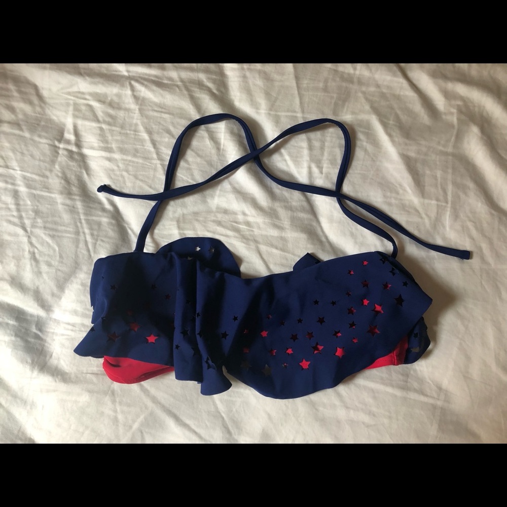 Endless Sun Halter Bandeau Bikini Top size Small